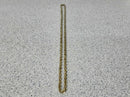 Rope Chain - Yellow Gold 10k (.417) 25.9 grams 24 inch