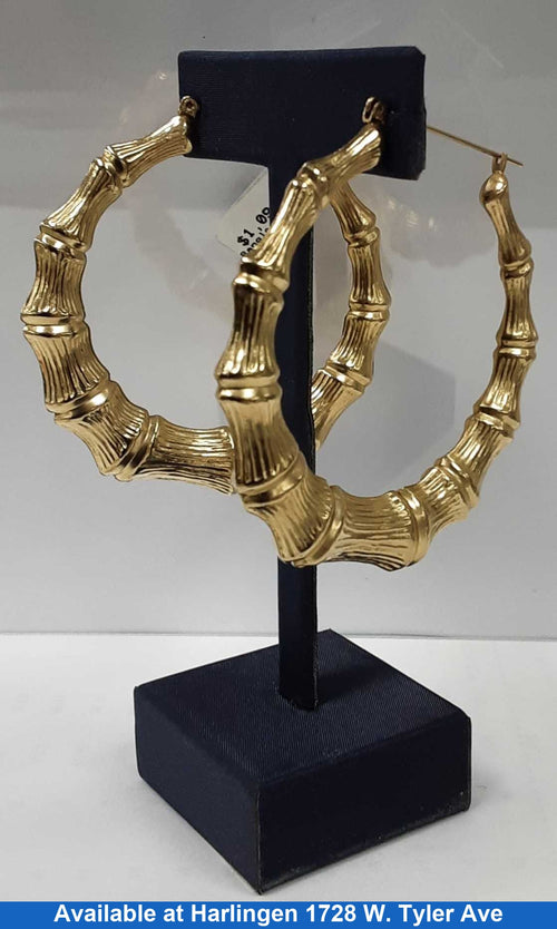 Bangle Earrings - Yellow Gold 10k (.417) 10.4 grams