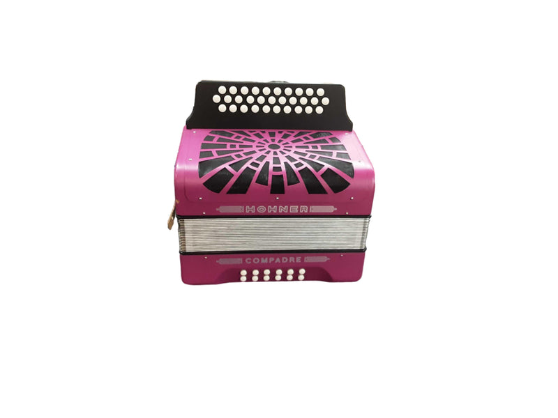 Hohner Compadre Pink Button Accordion