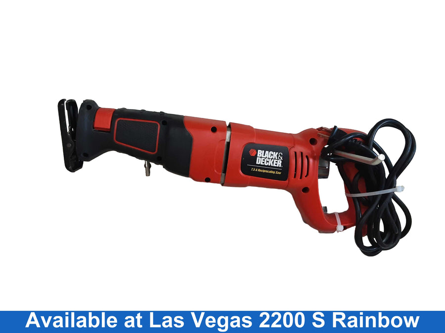 Black & Decker Rs500 Orange Corded Reciprocating Saw