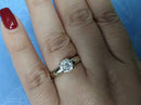 Women's Ring - Solitaire - White Gold 14k (.585) 4.8 grams Size 9