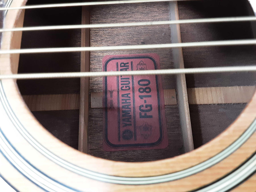 Yamaha Fg180 Beige / Tan Acoustic Classic Guitar