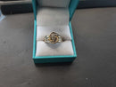 Women's Ring - Yellow Gold 10k (.417) 2.8 grams Size 7.5