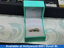 Ring - Wedding Band - White Gold 14k (.585) 2.7 grams Size 20