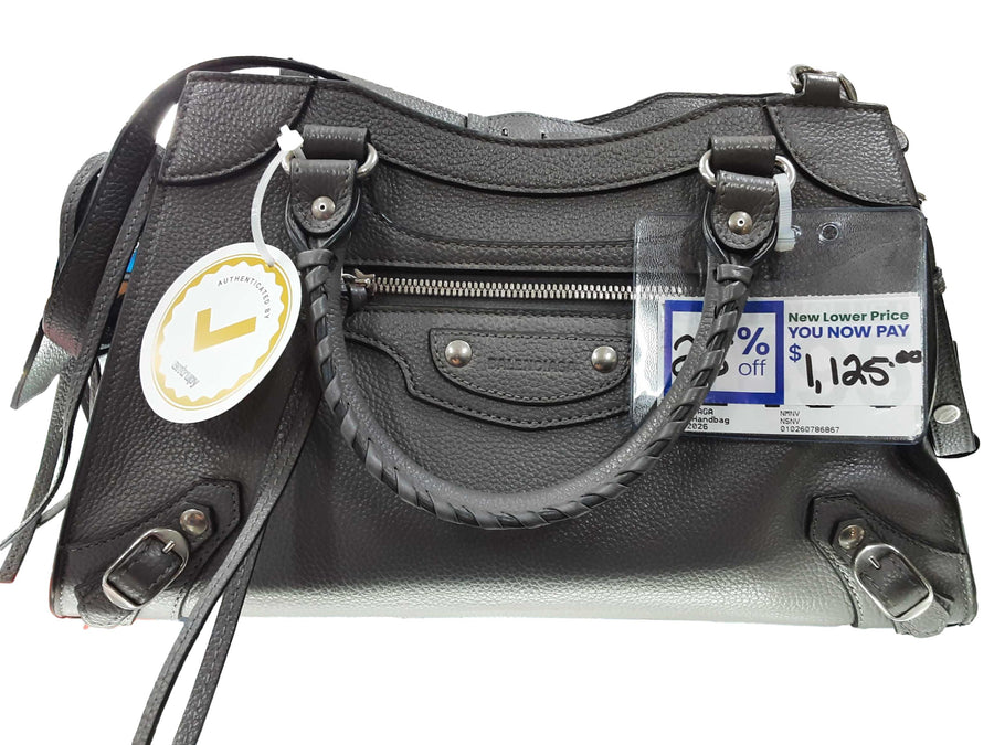 Balenciaga Nmnv Gray Purse / Handbag
