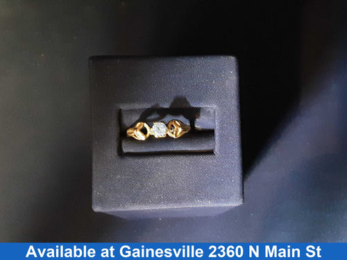 Women's Ring - Solitaire - Yellow Gold 14k (.585) 1.4 grams Size 6