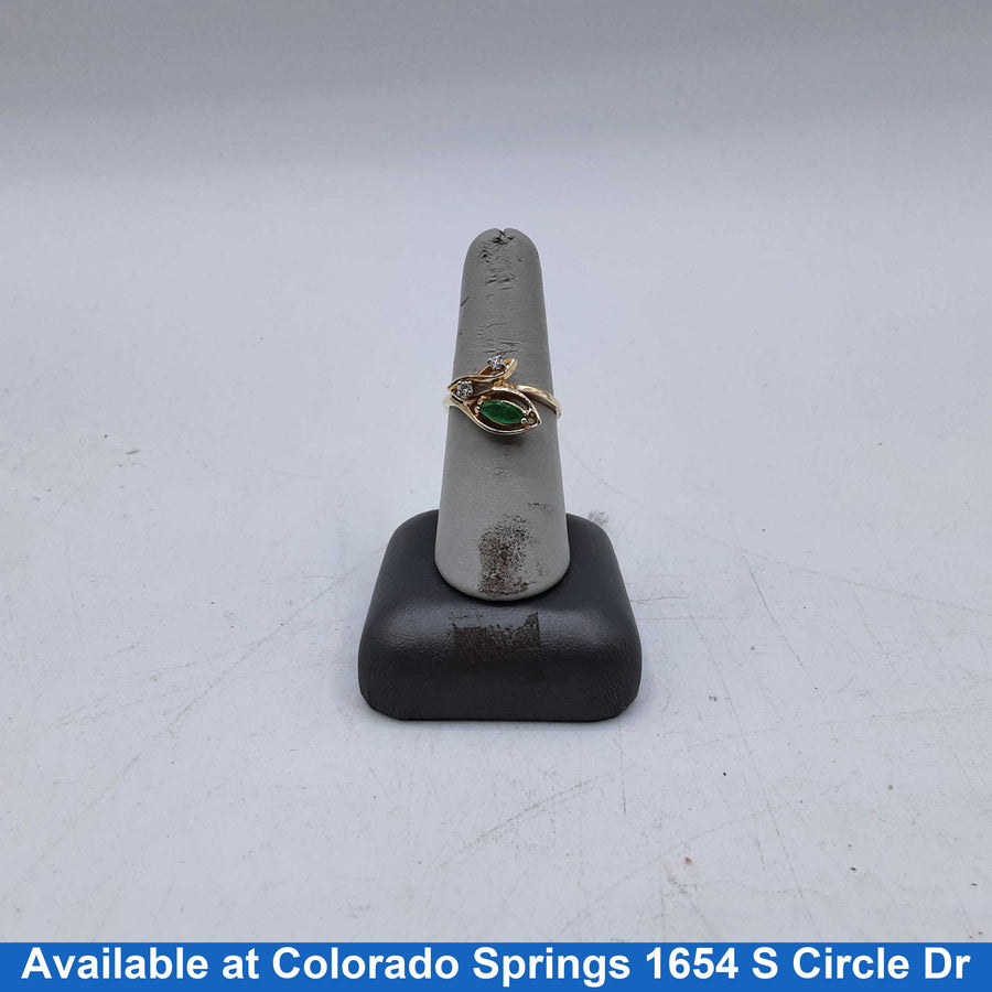 Women's Ring - Yellow Gold 14k (.585) 3.1 grams Size 7