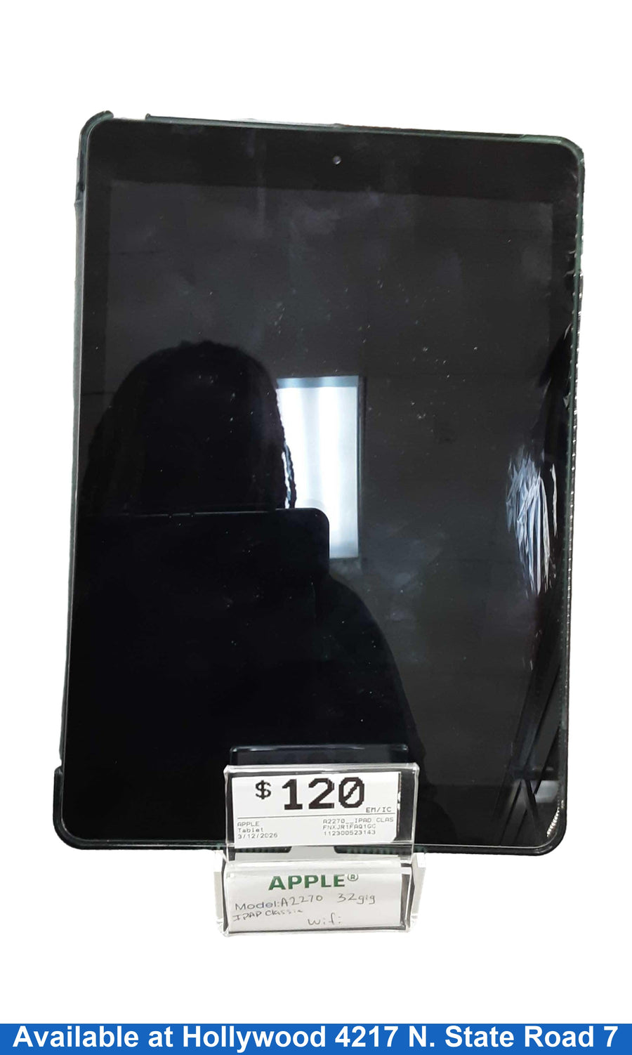 Apple A2270__ipad Classic 8th Gen Black Tablet