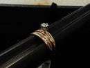 Ring - Engagement Set - Yellow Gold 10k (.417) 2.4 grams Size 9