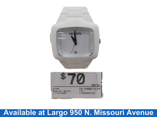 Nixon The Rubber Player White Regular Watch