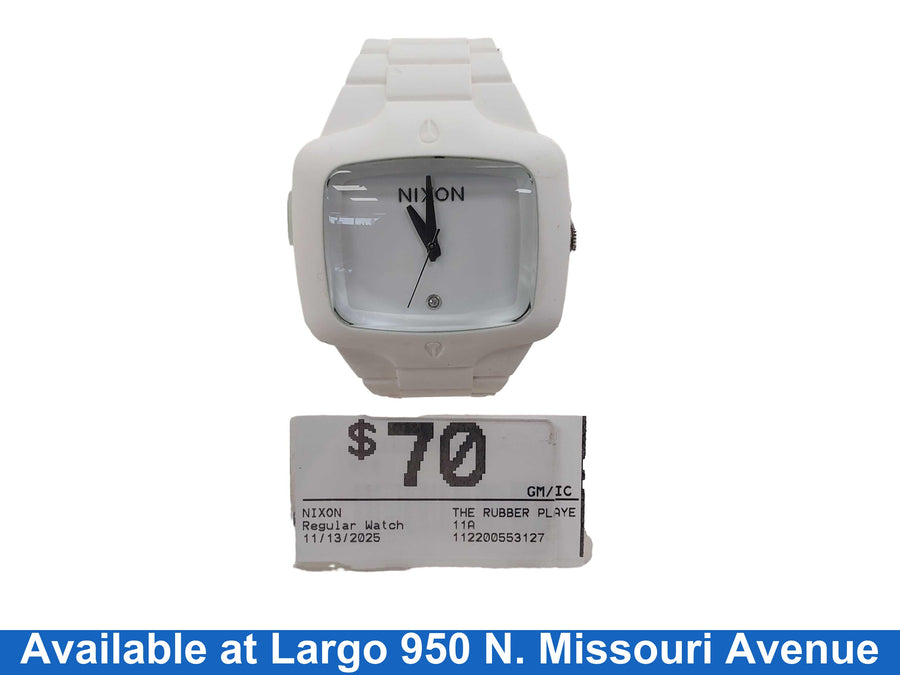 Nixon The Rubber Player White Regular Watch