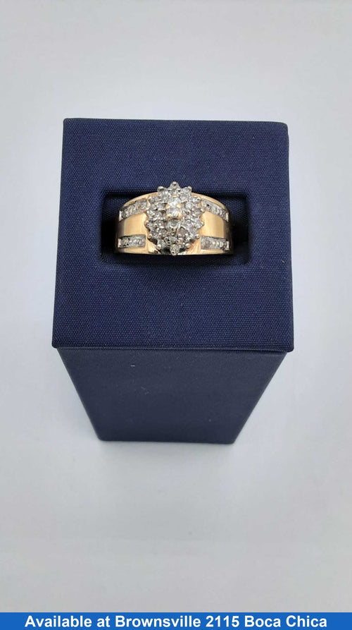 Women's Ring - Yellow Gold 10k (.417) 5.1 grams Size 7