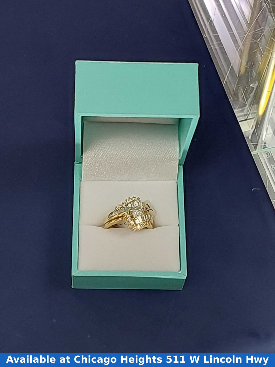 Women's Ring - Yellow Gold 14k (.585) 7.5 grams Size 6.5