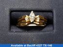 Ring - Engagement Set - Yellow Gold 14k (.585) 4.4 grams Size 7
