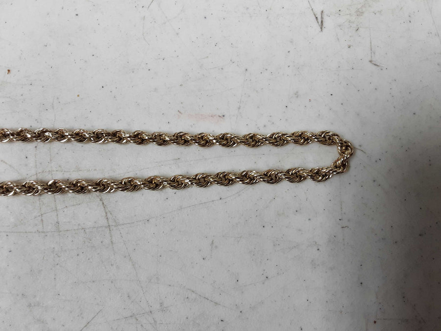 Rope Chain - Yellow Gold 10k (.417) 22.5 grams 32 inch