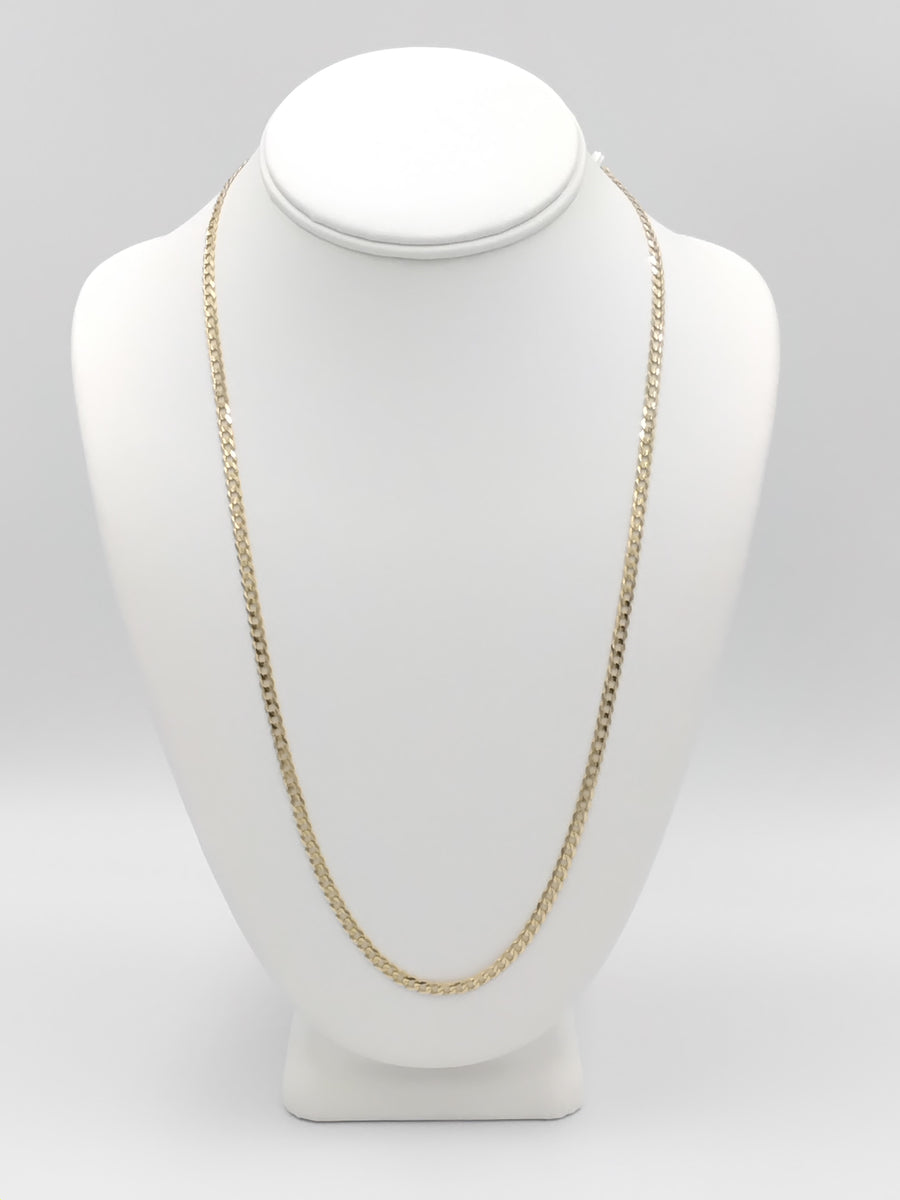 Cuban Link Chain - Yellow Gold 14k (.585) 9.25 grams 18 inch