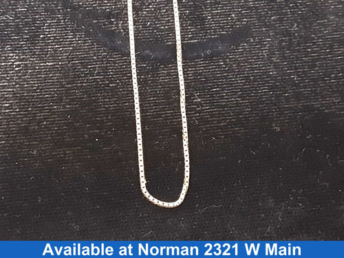 Box Chain - Yellow Gold 14k (.585) 2.4 grams 22 inch