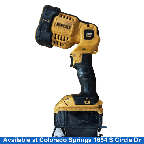 Dewalt Dcl040 Yellow Flashlight / Headlamp