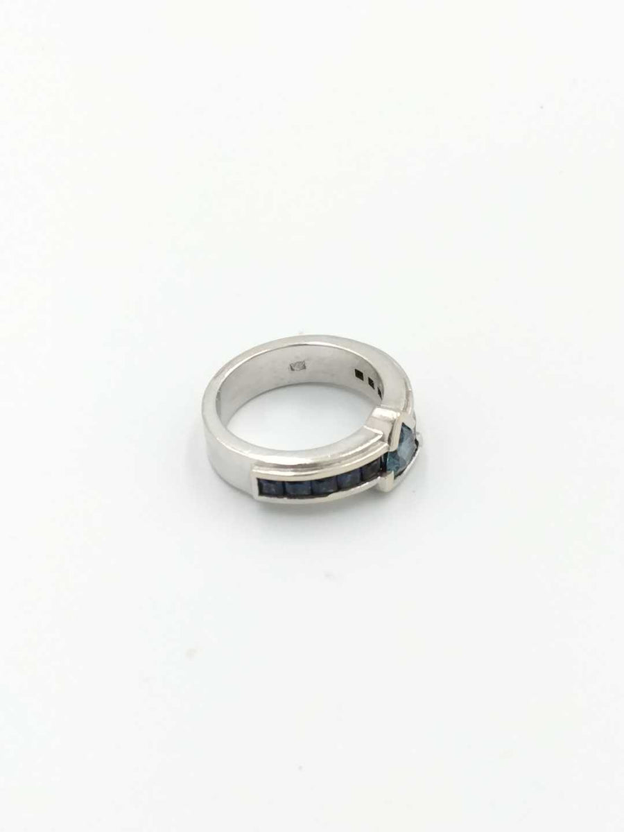 Women's Ring - Anniversary - White Gold 14k (.585) 7.5 grams Size 6