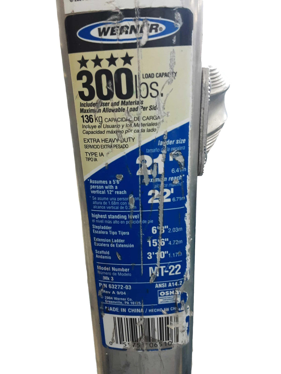 Werner Mt-22 Silver Multi-Purpose Ladder
