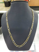 Figaro Chain - Yellow Gold 14k (.585) 17.5 grams 23 inch