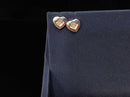Double Stud Earring - White Gold 18k (.750) 2.8 grams
