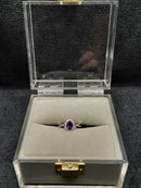 Amethyst White Gold Ring
