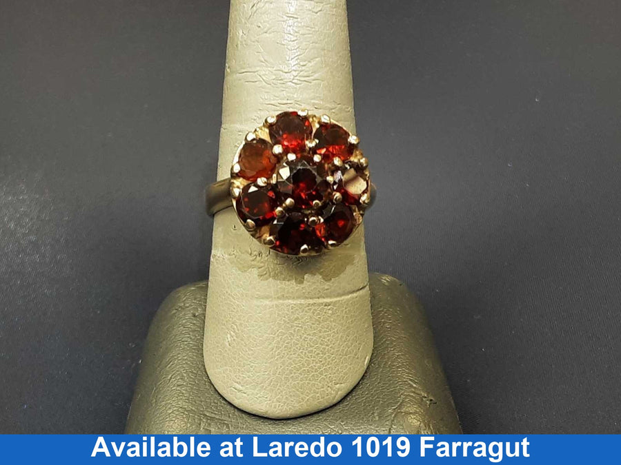 Women's Ring - Yellow Gold 10k (.417) 7.3 grams Size 9.5