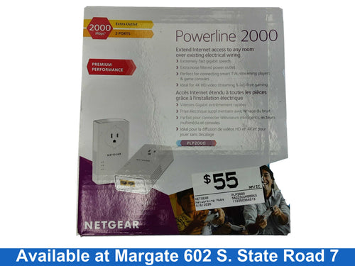 Netgear Plp2000 White Networking Hub