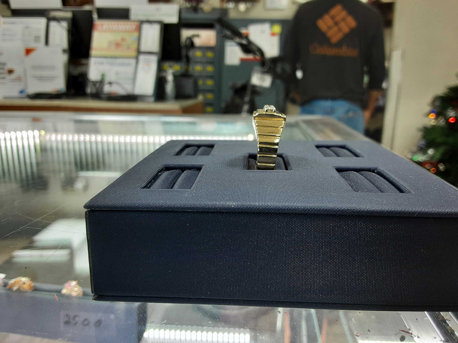 Men's Ring - Yellow Gold 14k (.585) 8.1 grams Size 20