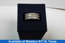 Women's Ring - Anniversary - White Gold 14k (.585) 8.9 grams Size 8.5