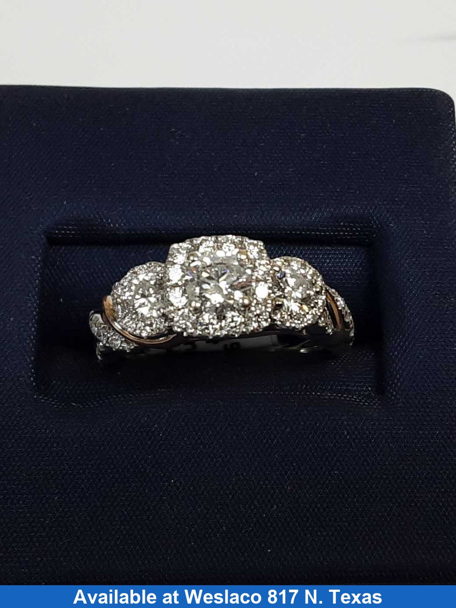 Women's Ring - White Gold 14k (.585) 4.2 grams Size 6