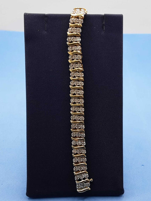 Tennis Bracelet - Yellow Gold 10k (.417) 11.3 grams 6 inch