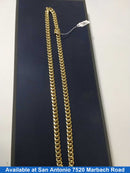 Cuban Link Chain - Yellow Gold 10k (.417) 58.9 grams 20 inch