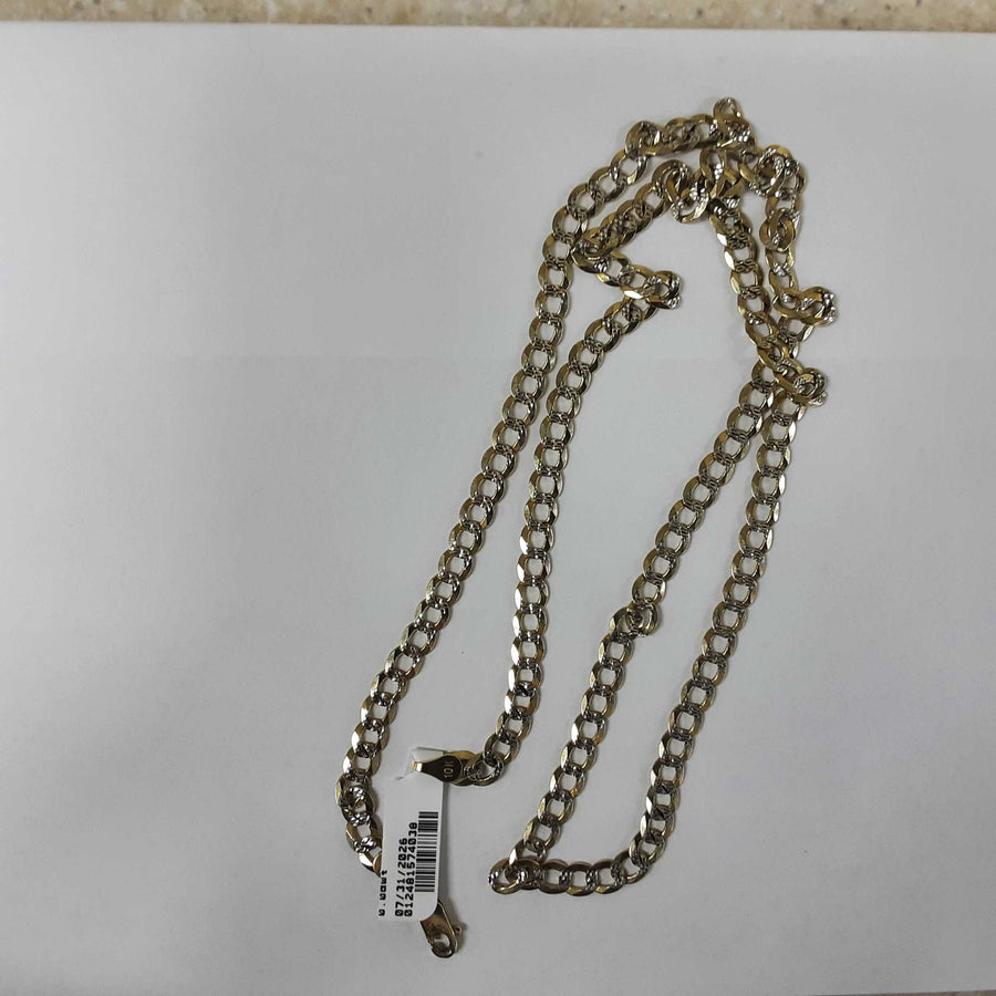 Cuban Link Chain - Yellow Gold 10k (.417) 19.2 grams 26 inch