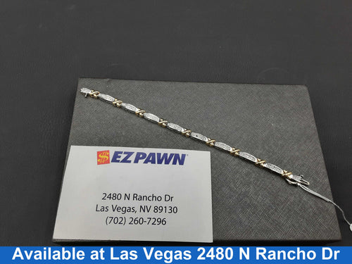 Bracelet - White Gold 14k (.585) 12.2 grams 10 inch