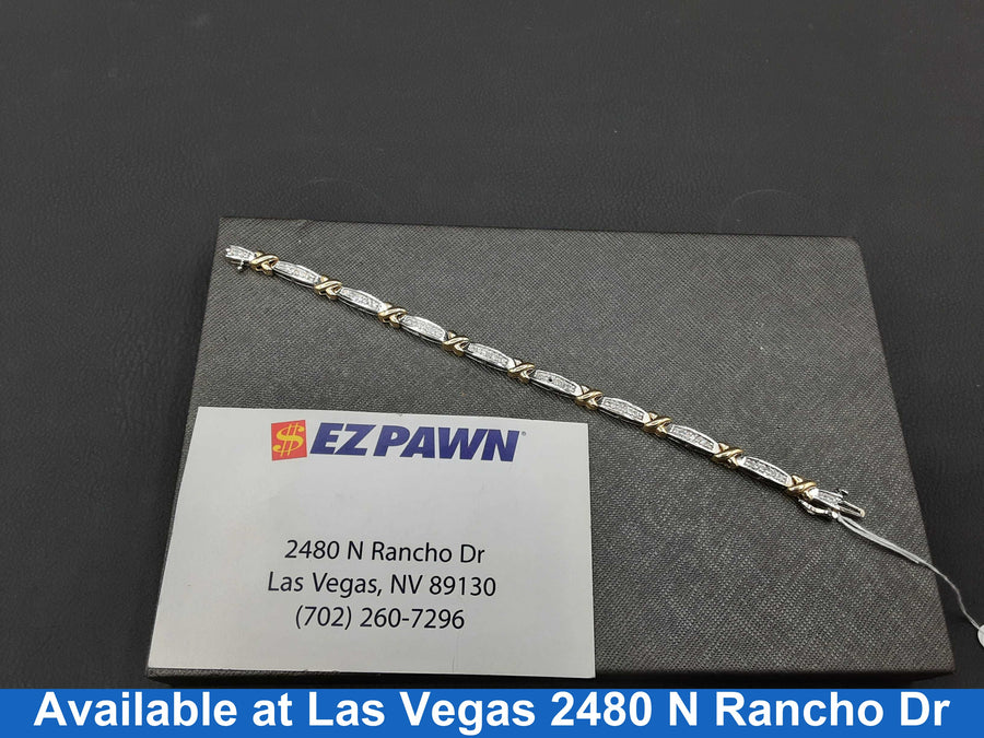 Bracelet - White Gold 14k (.585) 12.2 grams 10 inch