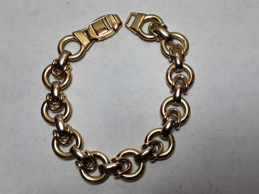 Link Bracelet - Yellow Gold 18k (.750) 22.3 grams 7 inch