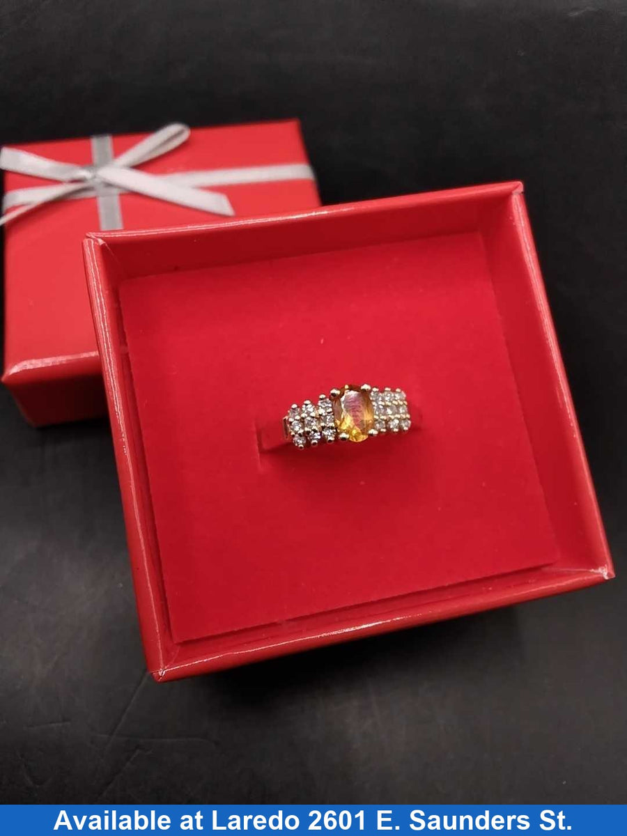 Women's Ring - Yellow Gold 14k (.585) 3.3 grams Size 10