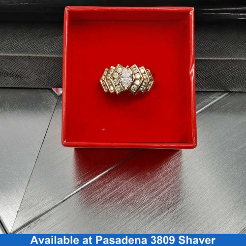 Women's Ring - Yellow Gold 14k (.585) 8.5 grams Size 6.5