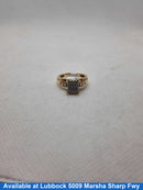 Women's Ring - Yellow Gold 10k (.417) 3.7 grams Size 7