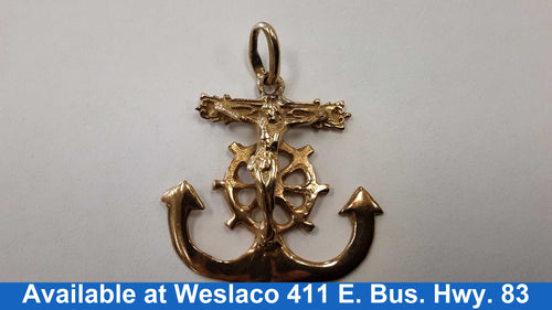 Religious Pendant - Yellow Gold 10k (.417) 3.8 grams