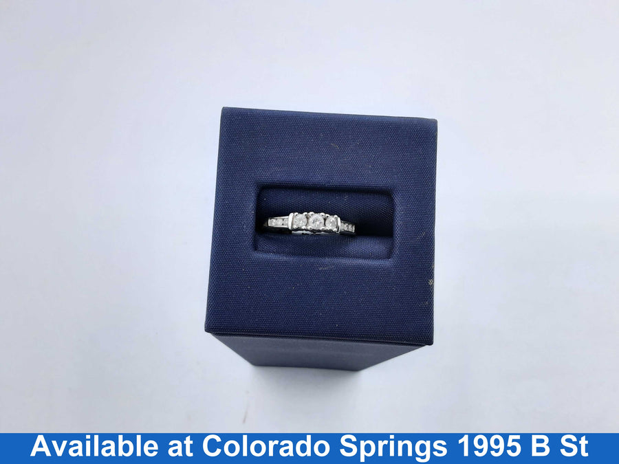 Women's Ring - White Gold 10k (.417) 1.8 grams Size 5