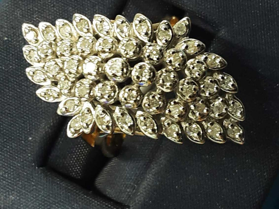 Women's Ring - Yellow Gold 10k (.417) 7.2 grams Size 20