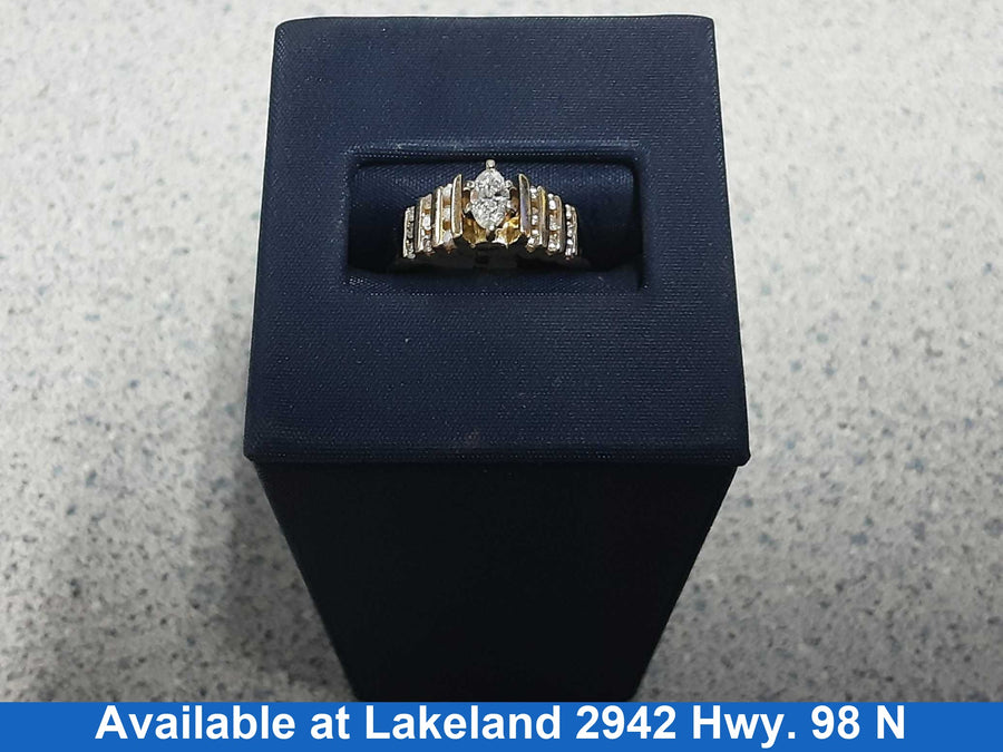 Women's Ring - Yellow Gold 14k (.585) 4.5 grams Size 4.5