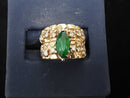 Women's Ring - Yellow Gold 14k (.585) 9.5 grams Size 5