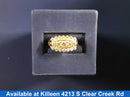 Women's Ring - Yellow Gold 10k (.417) 3.7 grams Size 7.5
