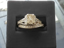 Ring - Engagement Set - White Gold 14k (.585) 9.5 grams Size 7