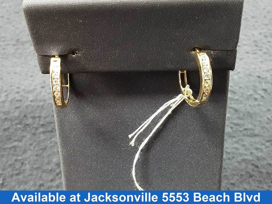 Hoop Earrings - Yellow Gold 14k (.585) 2 grams