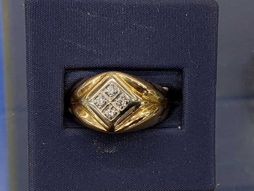 Men's Ring - Yellow Gold 10k (.417) 8.2 Grams Size 9